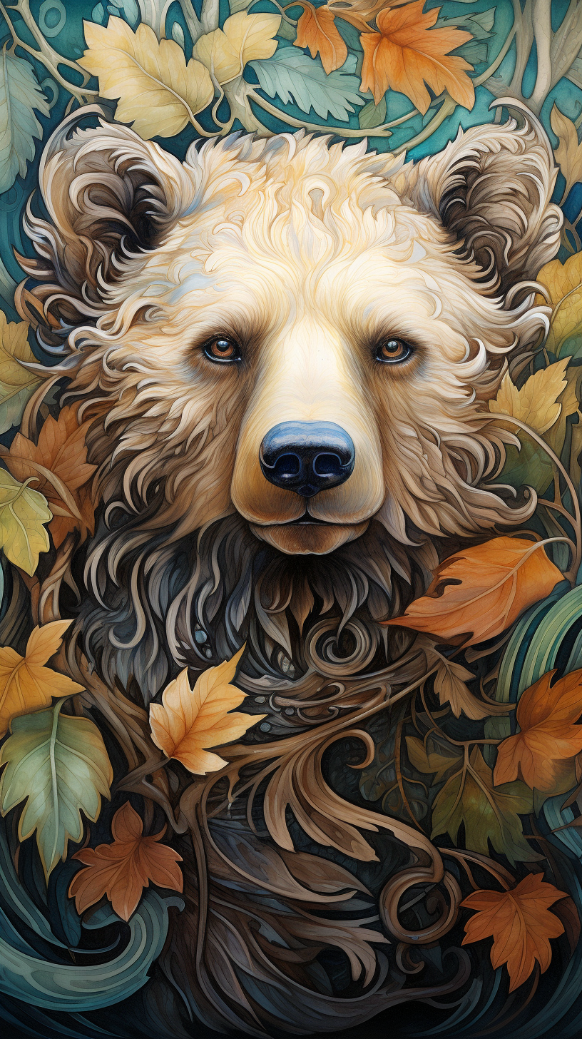 Stunning bear artwork by Jody Bergsma