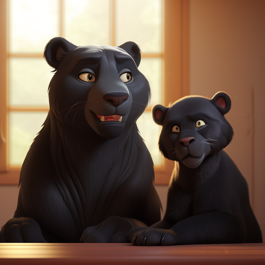 Bear and Panther Mix Animation