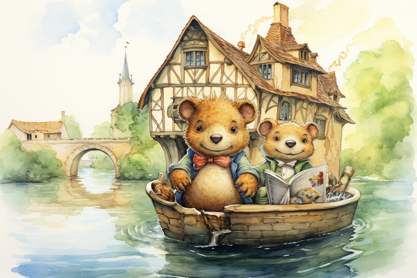 Children's Bear and Toad Adventure