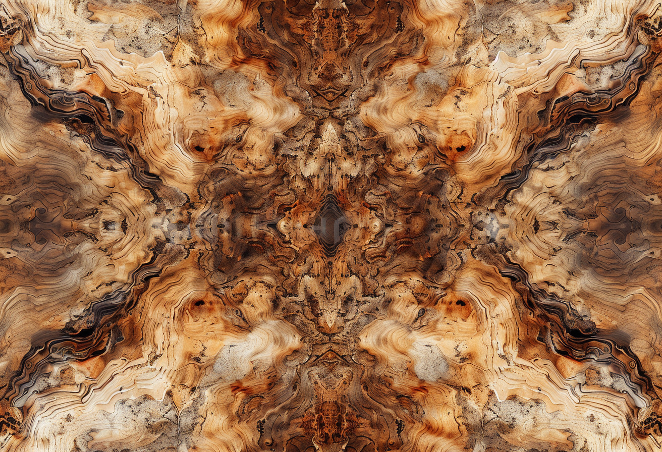 Beautiful Burl Wood Texture Seamless