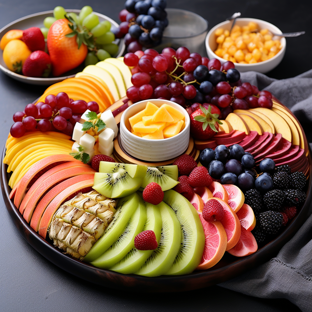 Vibrant and Delicious Fruit Tray