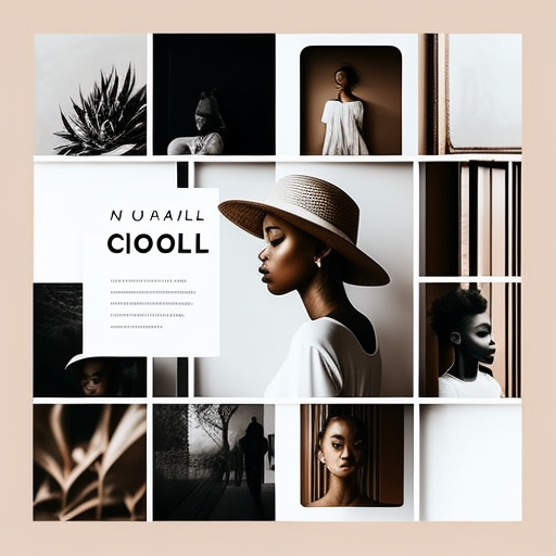 Beautiful modern Instagram carousel template with text