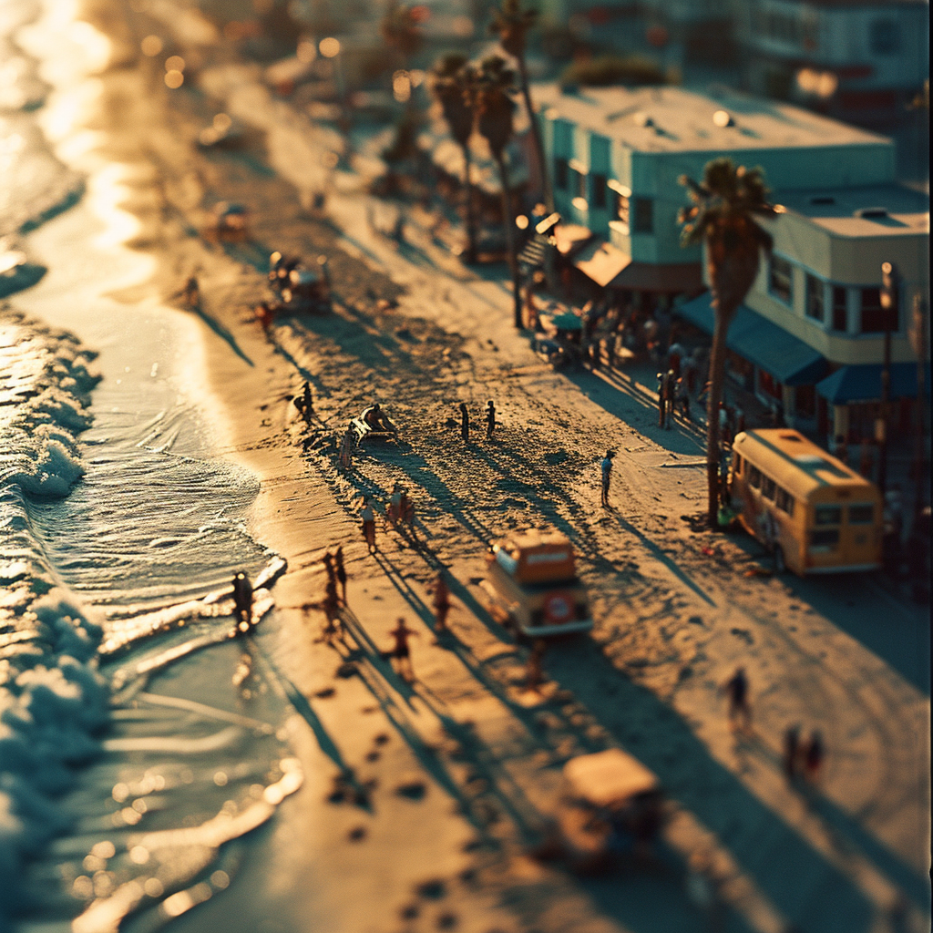 Gorgeous Overhead Shot of Muscle Beach