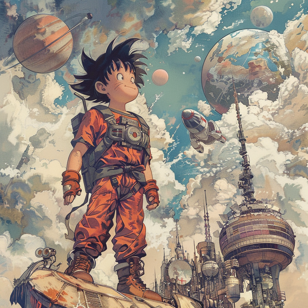 Akira Toriyama Tribute Image Illustration