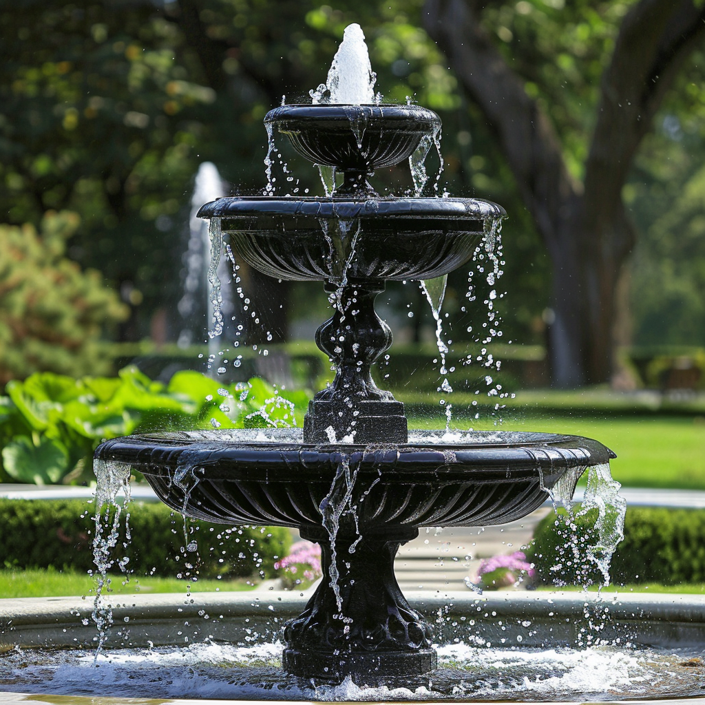 beautiful water fountain picture