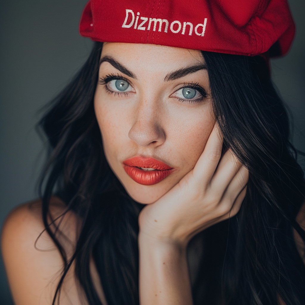 Woman with Red Cap  Dizmond