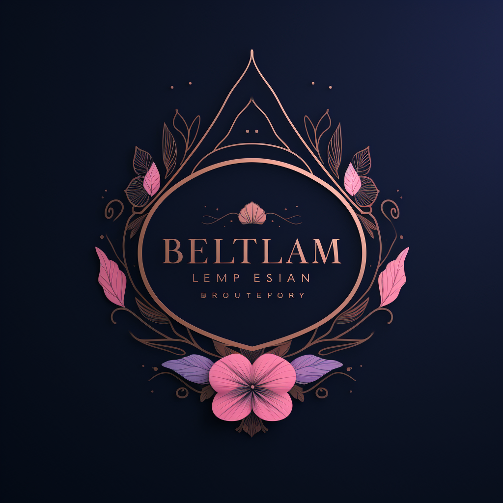 Modern beauty spa logo design