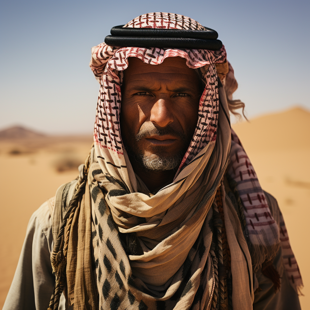 Bedouin Sadu traditional clothing photo