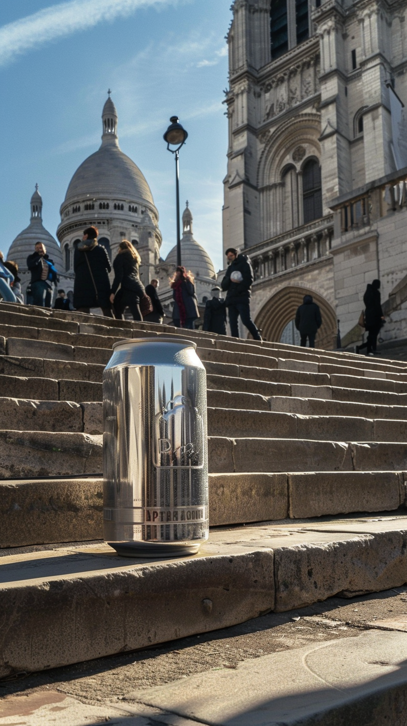 Beer Can at Sacred Heart Steps