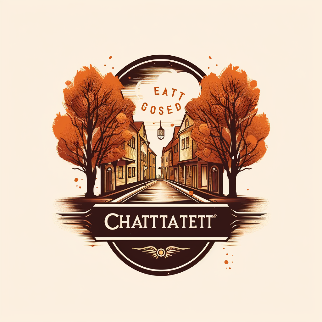 Logo of a beer company with chestnut trees