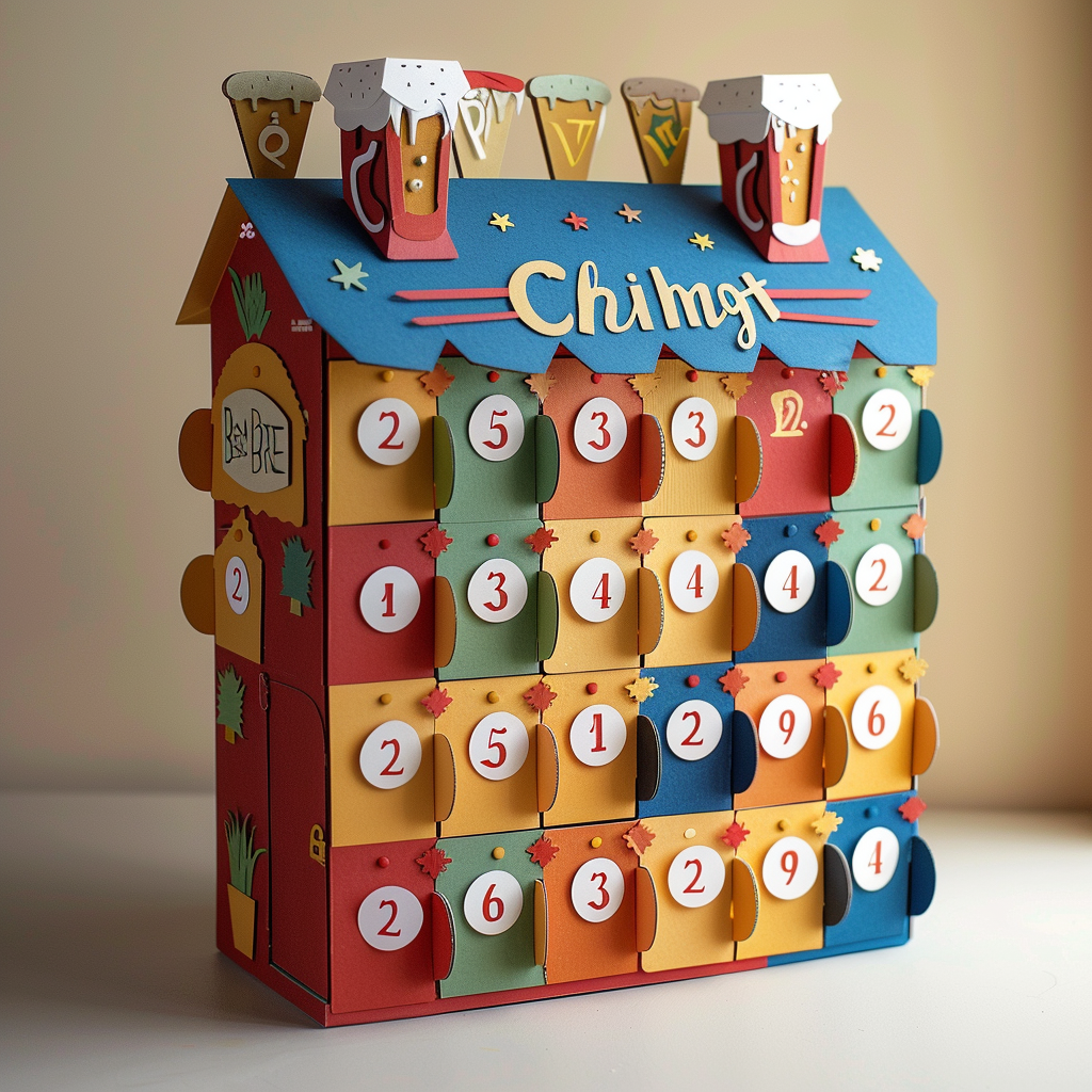 DIY beer advent calendar for kids