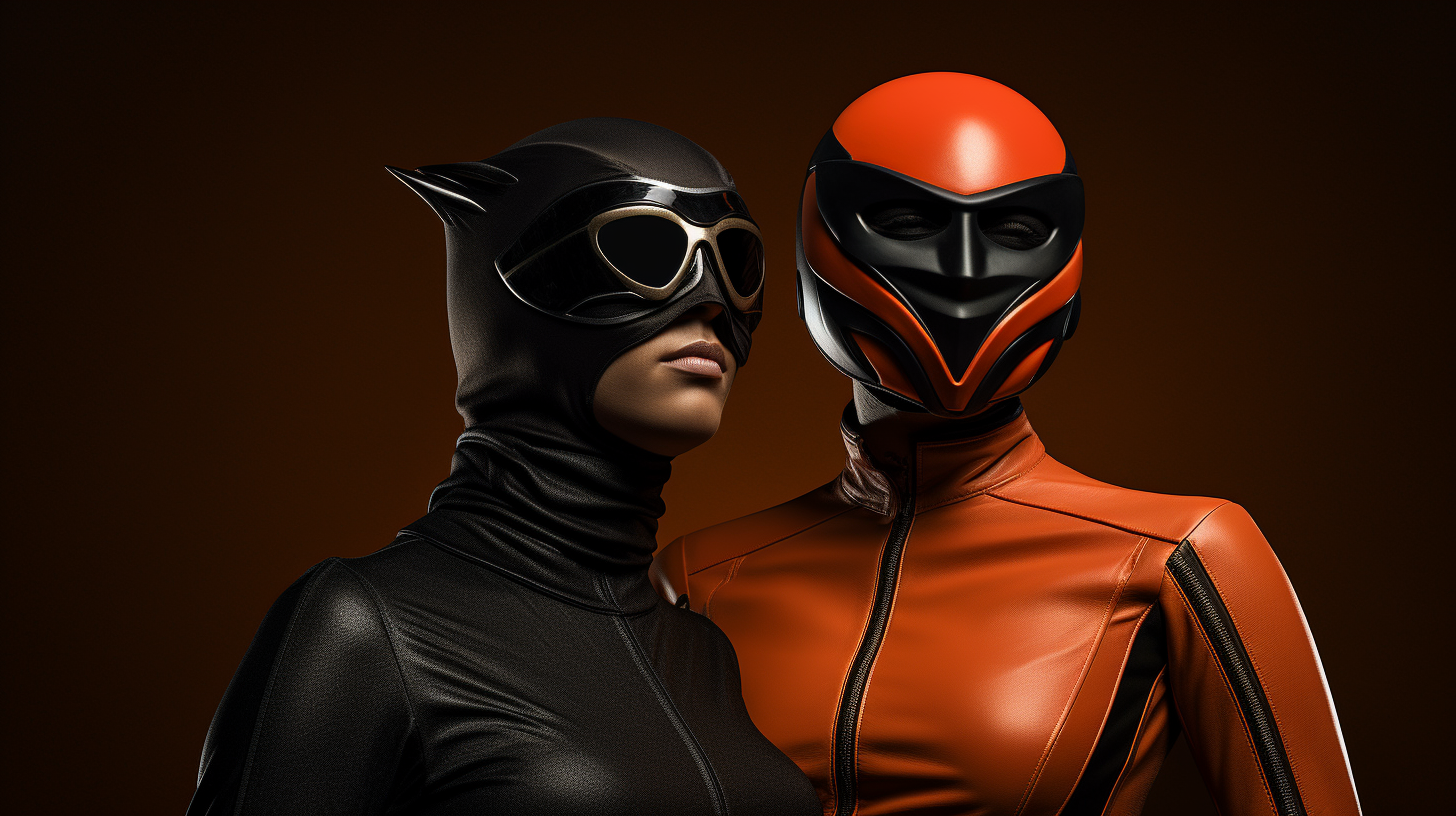 Belgian and French superhero racing costume