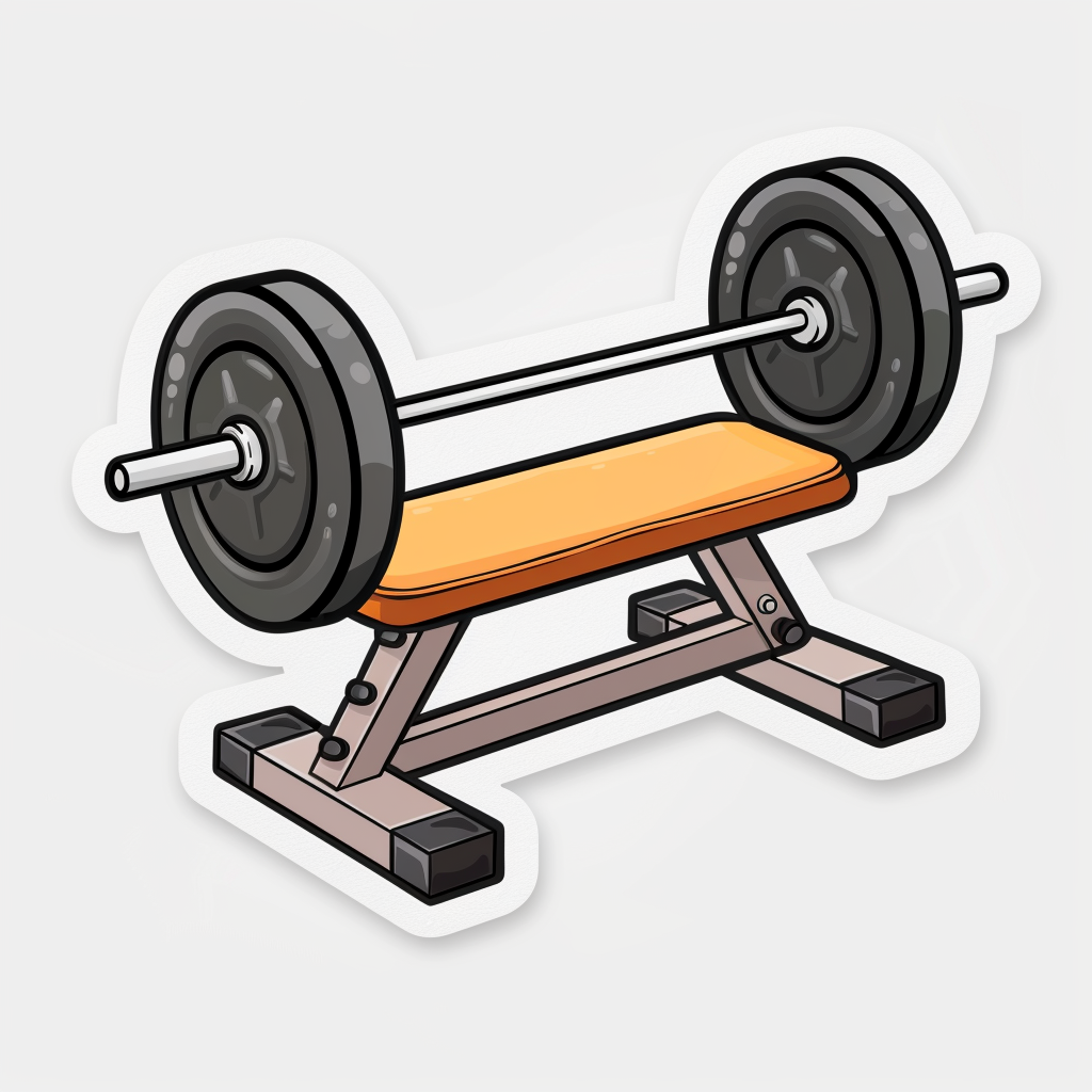 Bench Press Sticker