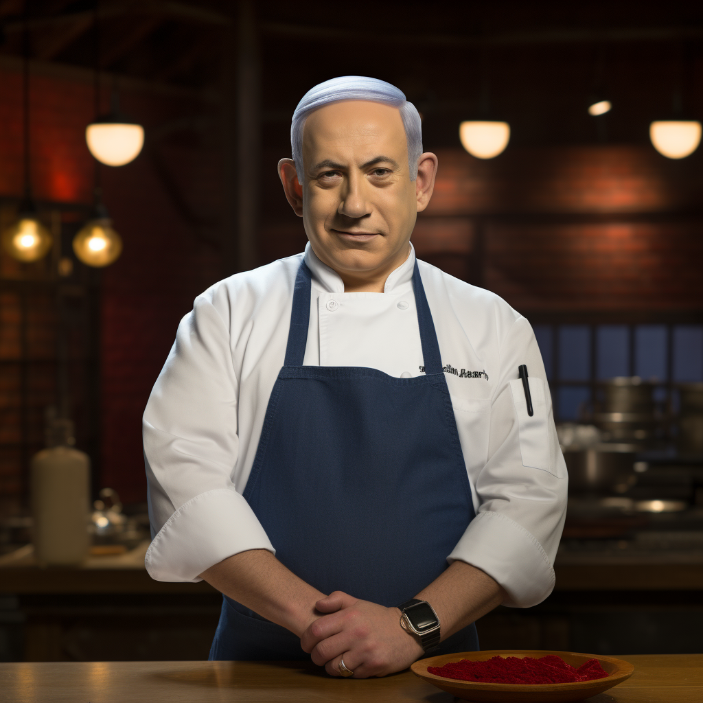 Benjamin Netanyahu at Masterchef