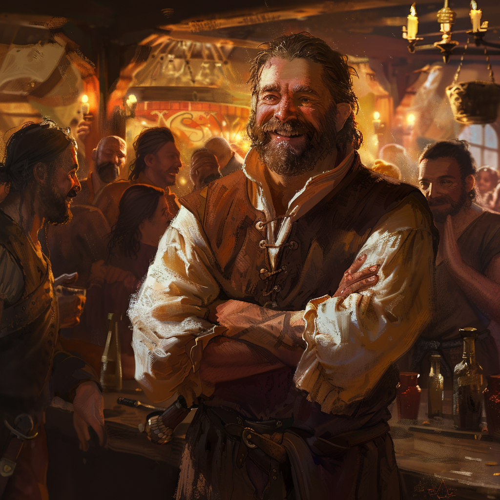 Bertram Tavern Owner Content Smile