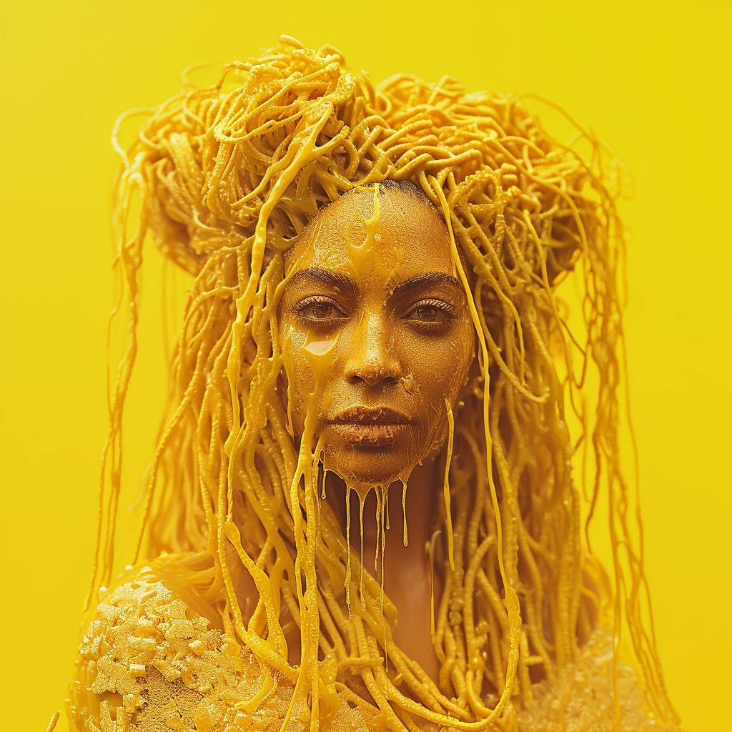 Beyoncé Ramen Noodles Soup Background