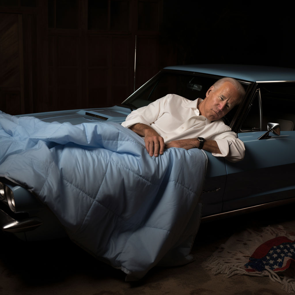 Joe Biden with GTO in Bed