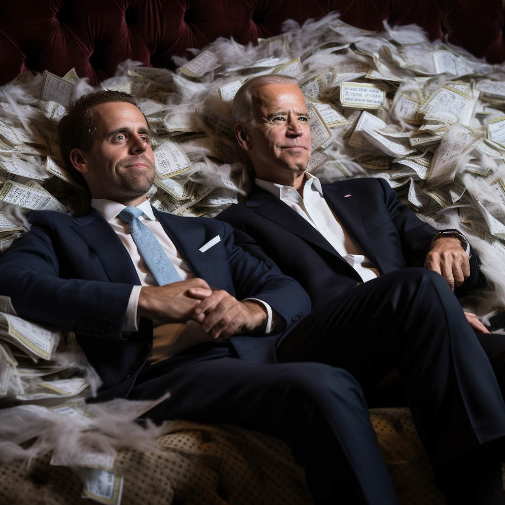 Joe and Hunter Biden enjoying a luxury lifestyle