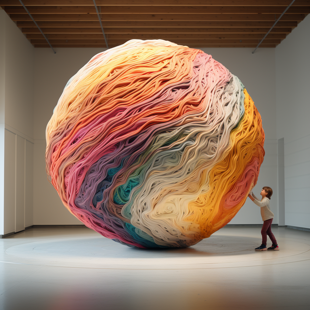 Yarn ball for stock photos