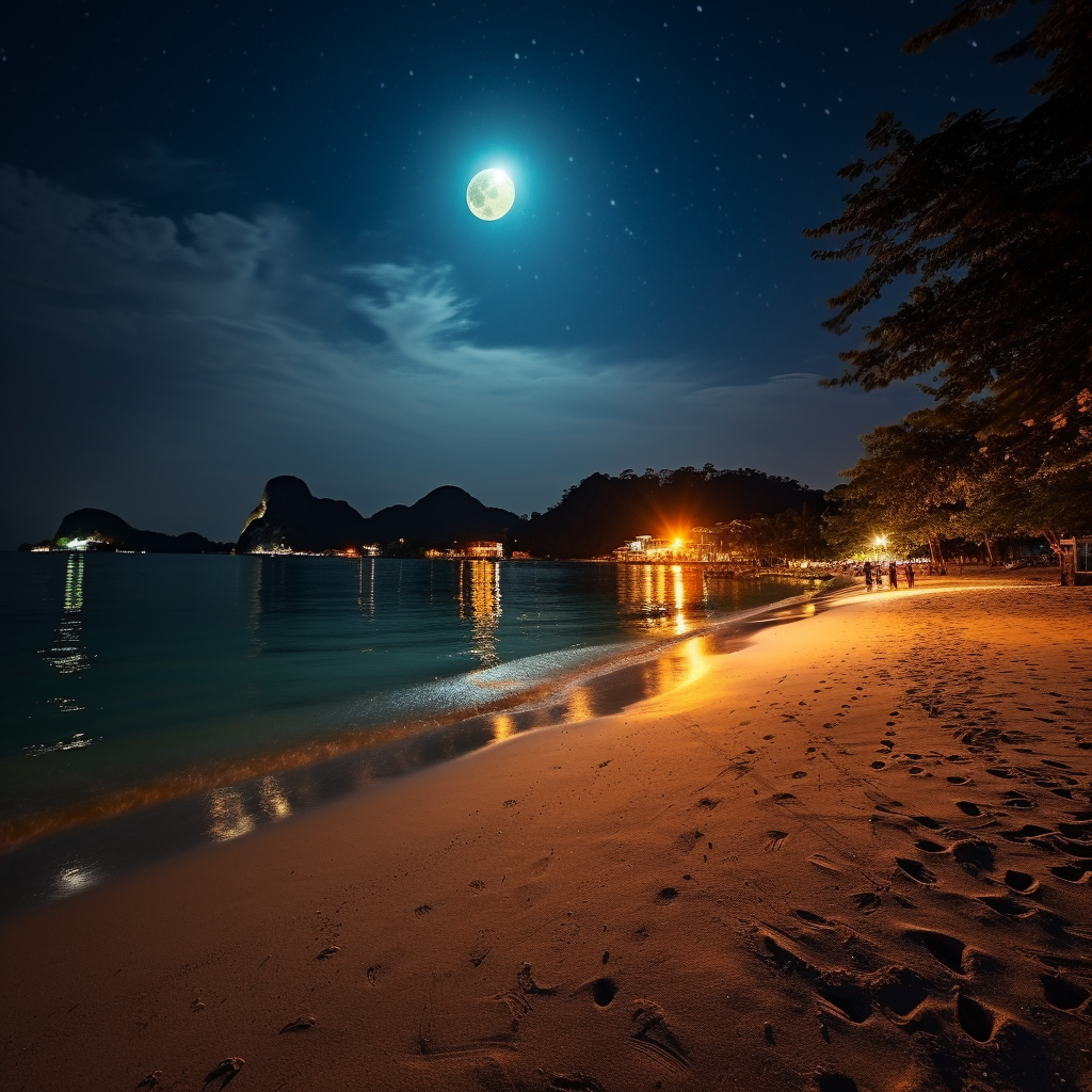 Full Moon at Phi Phi Island