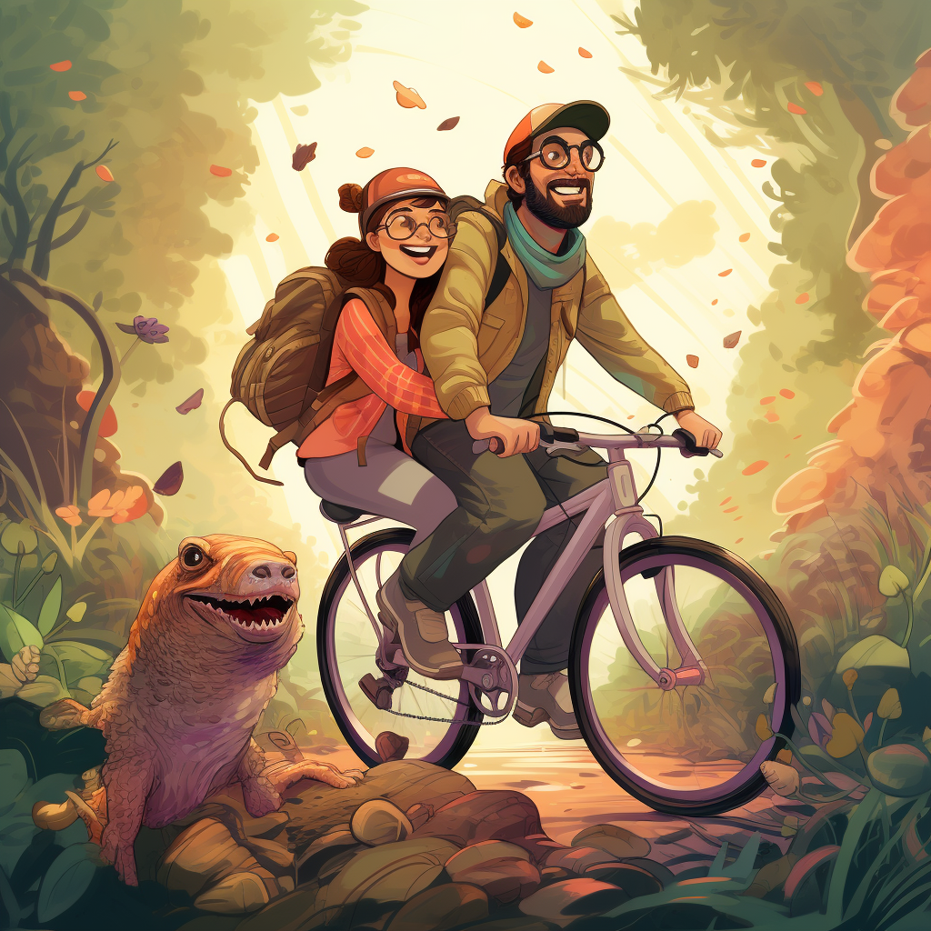 Dependable Bike Companion Illustration