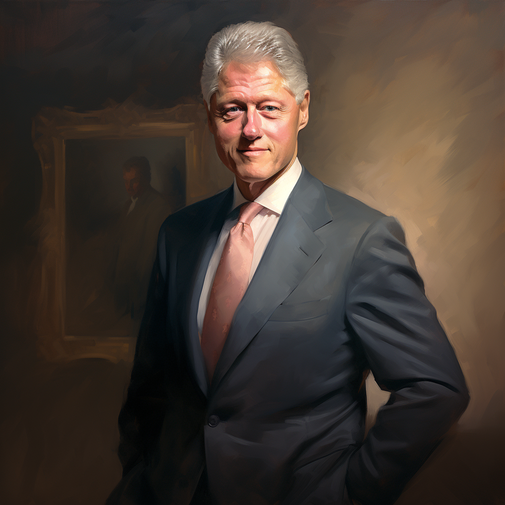 Portrait of President Bill Clinton