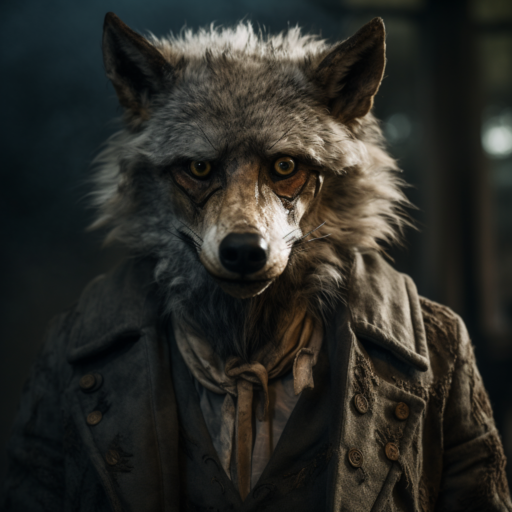 Billy Butcher as a wolf