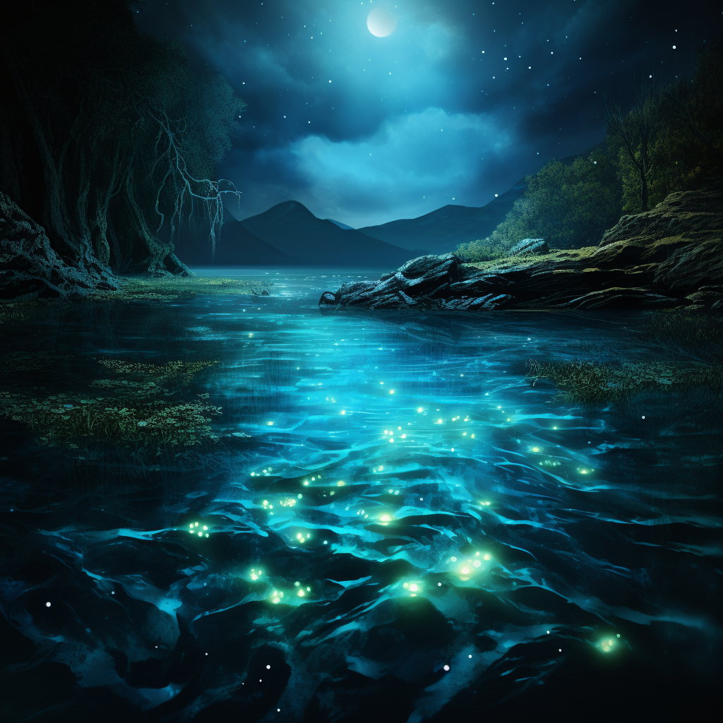 Bioluminescence in Water