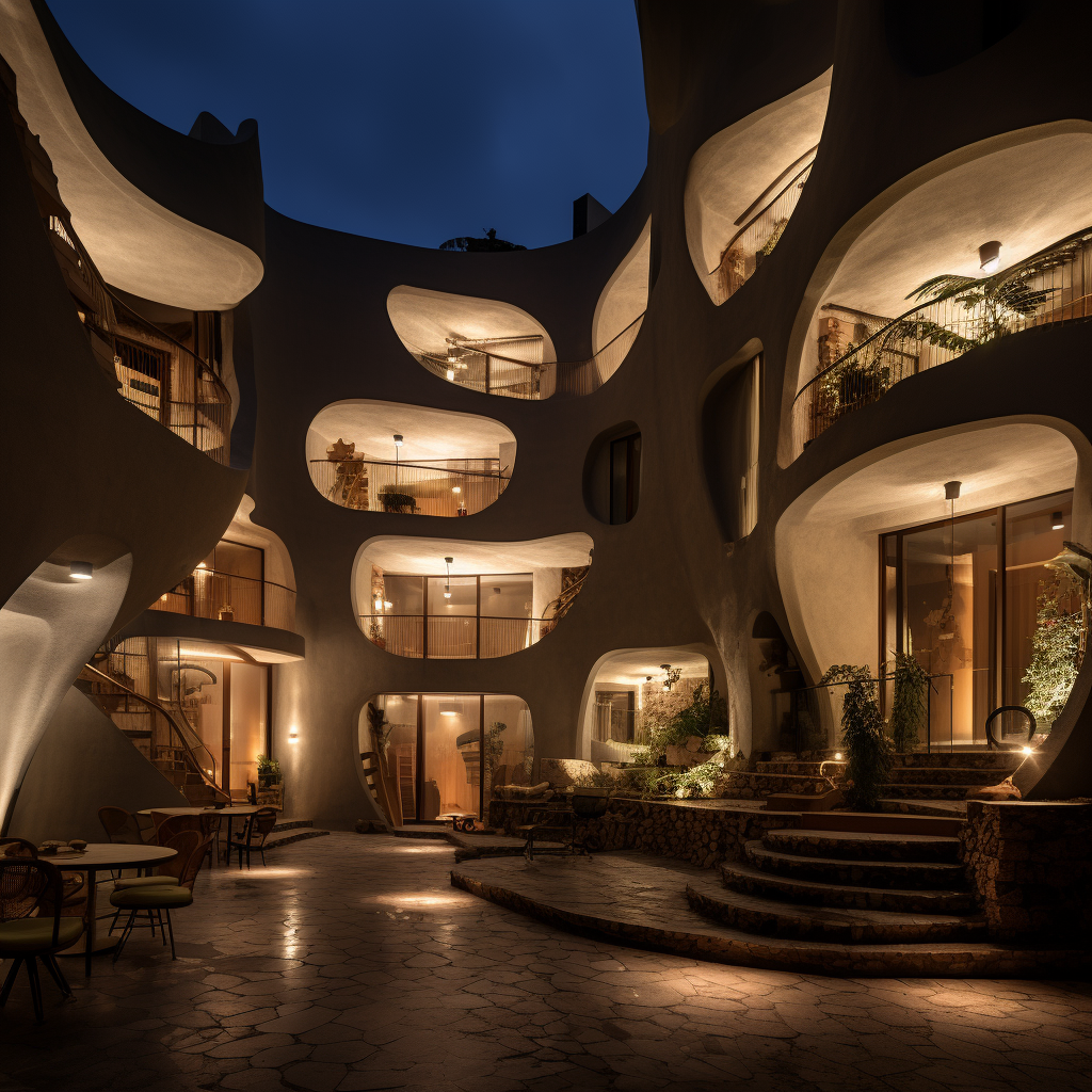 Biomimicry Residential Courtyard Lighting Design