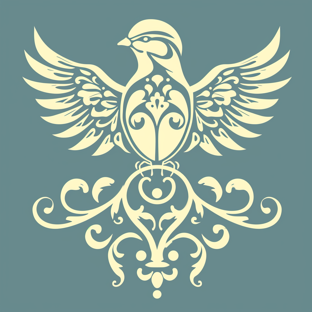 Arabesque style bird