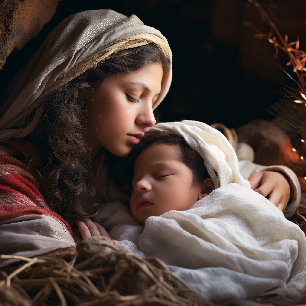 Birth of Christ Closeup