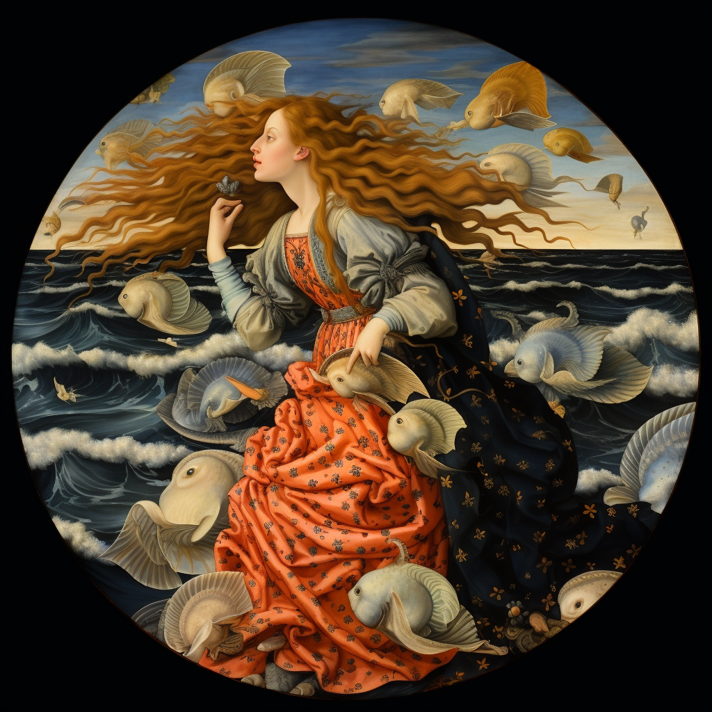 Enchanting Birth of Venus Painting