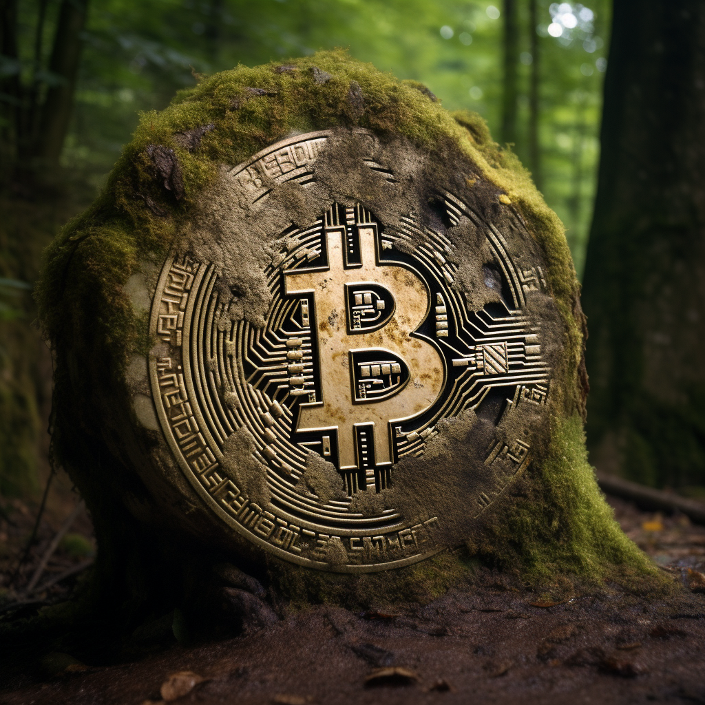 Bitcoin in Stone Forest