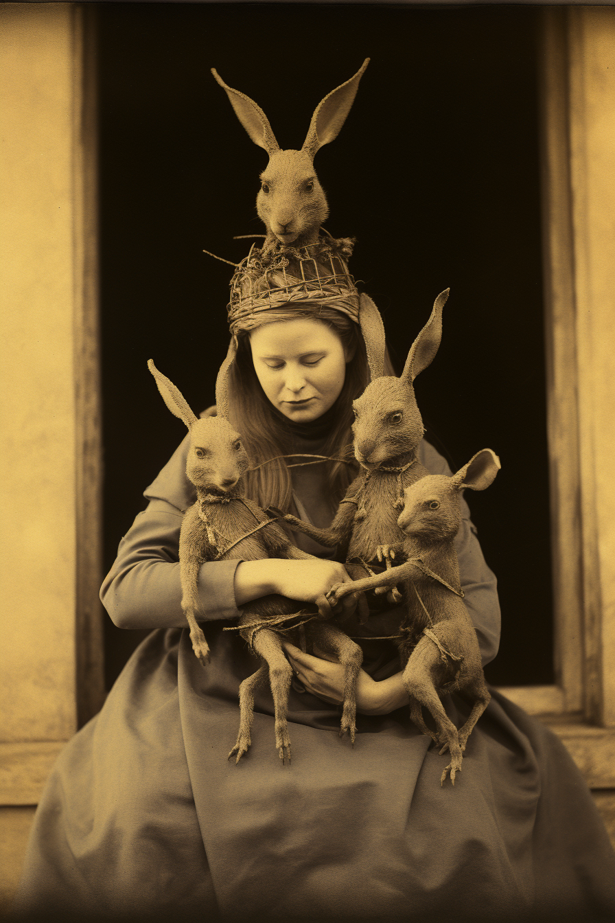 Madonna with nursing creatures and infants