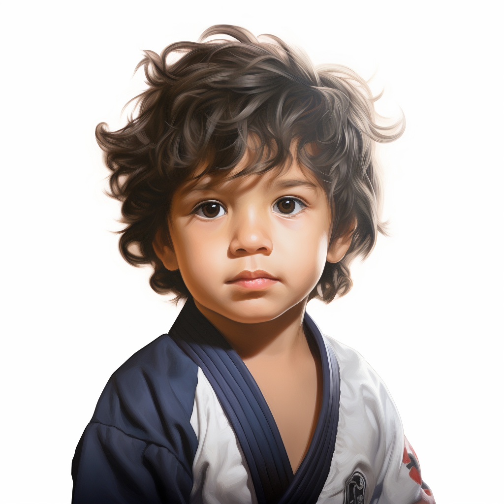 BJJ kids in nogi training