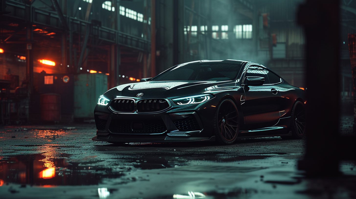 Black 2020 BMW M8 Wallpaper