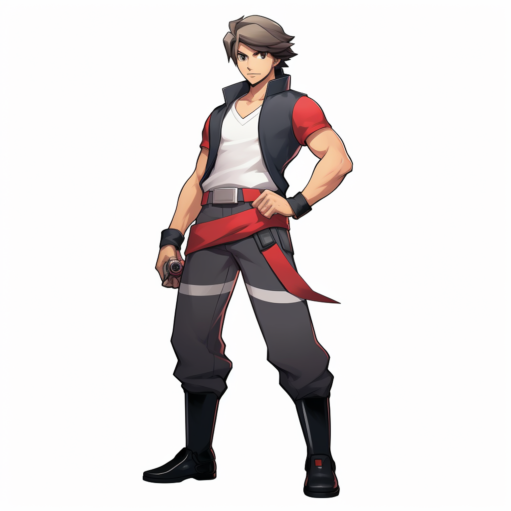 Image of a skilled Pokémon trainer in a black belt