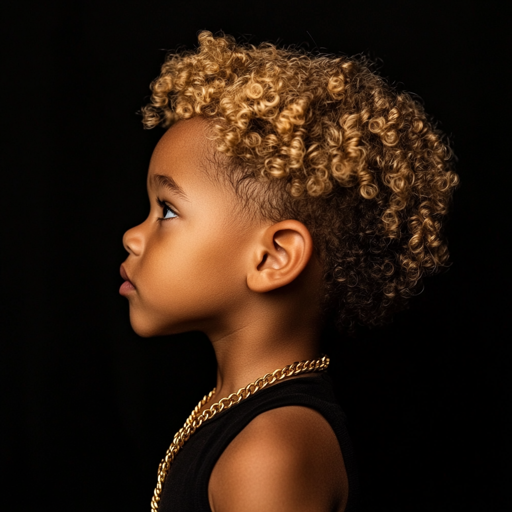 Muscular Black Boy Toddler Profile