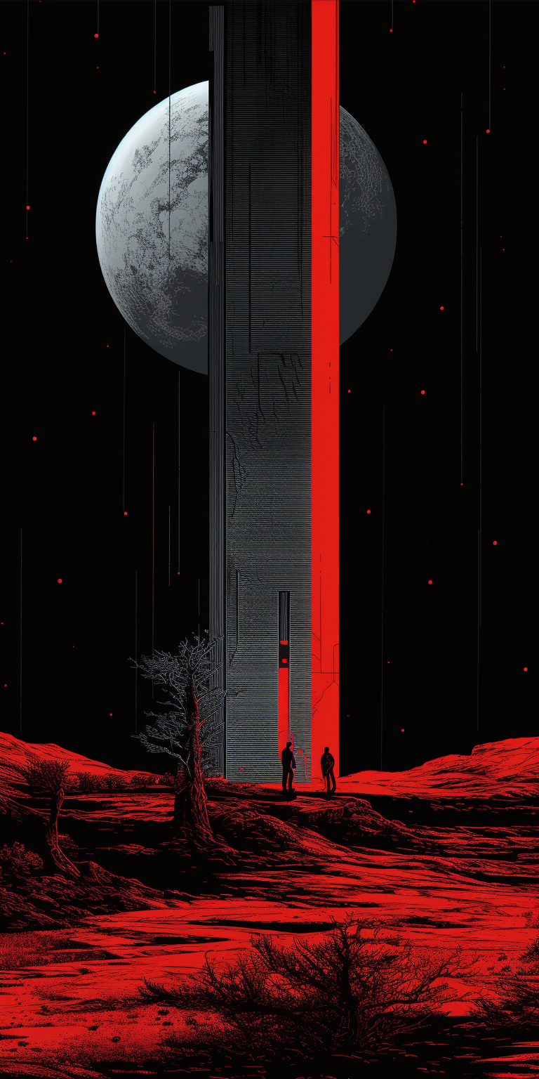 Minimalist Sci-Fi Poster Art