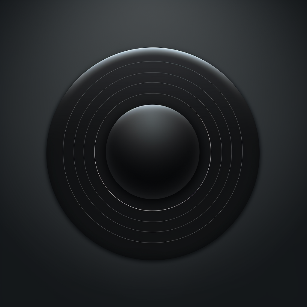 Simple black circle graphic