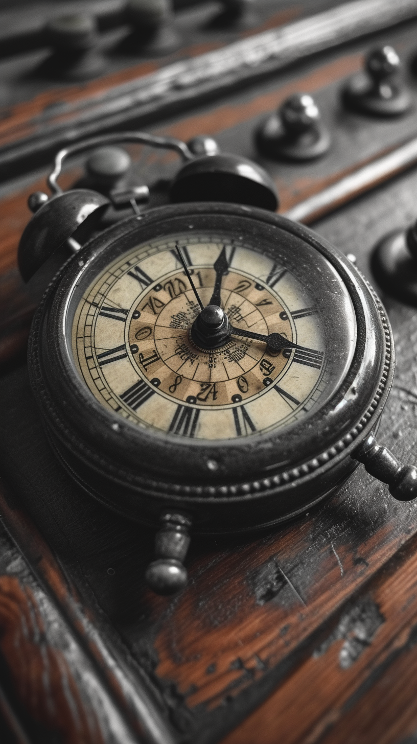 Black football clock table analog time