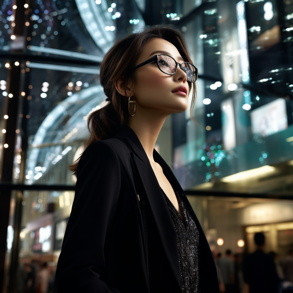 High-quality elegant eyewear in Tokyo city