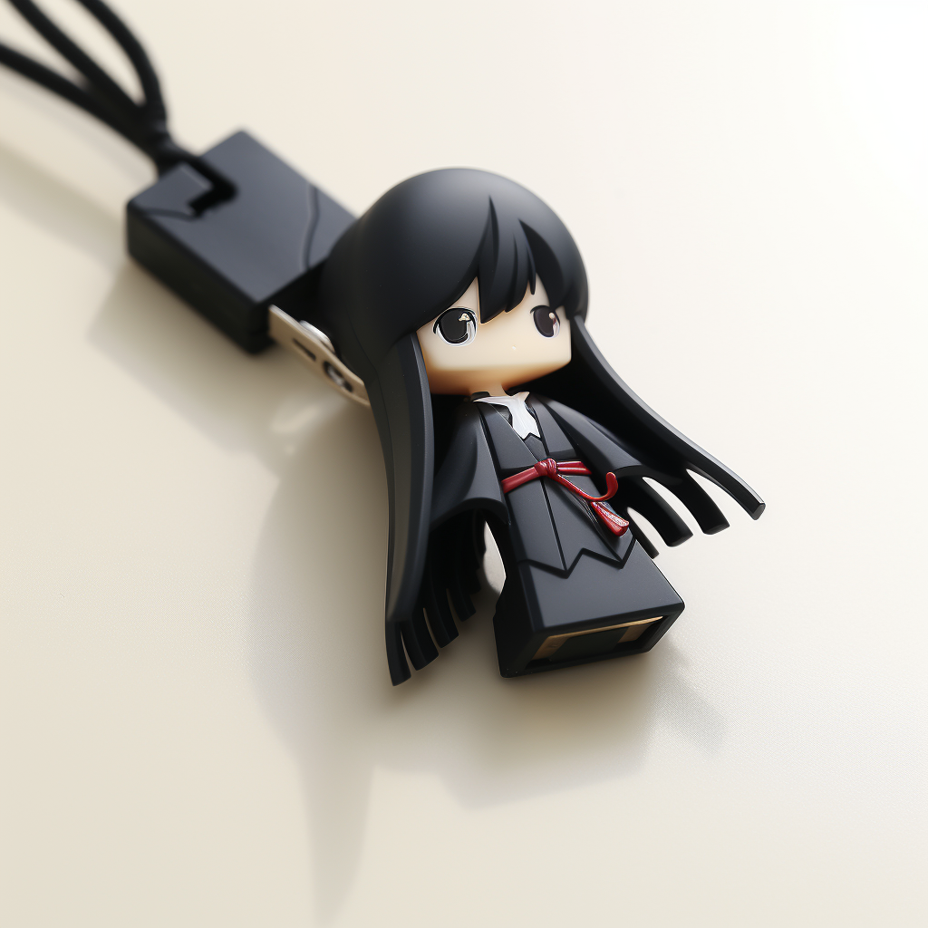 Black hand holding USB drive