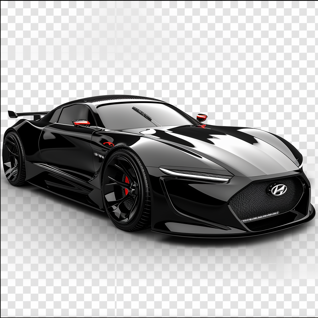 Black Hyundai S111 Sports Car