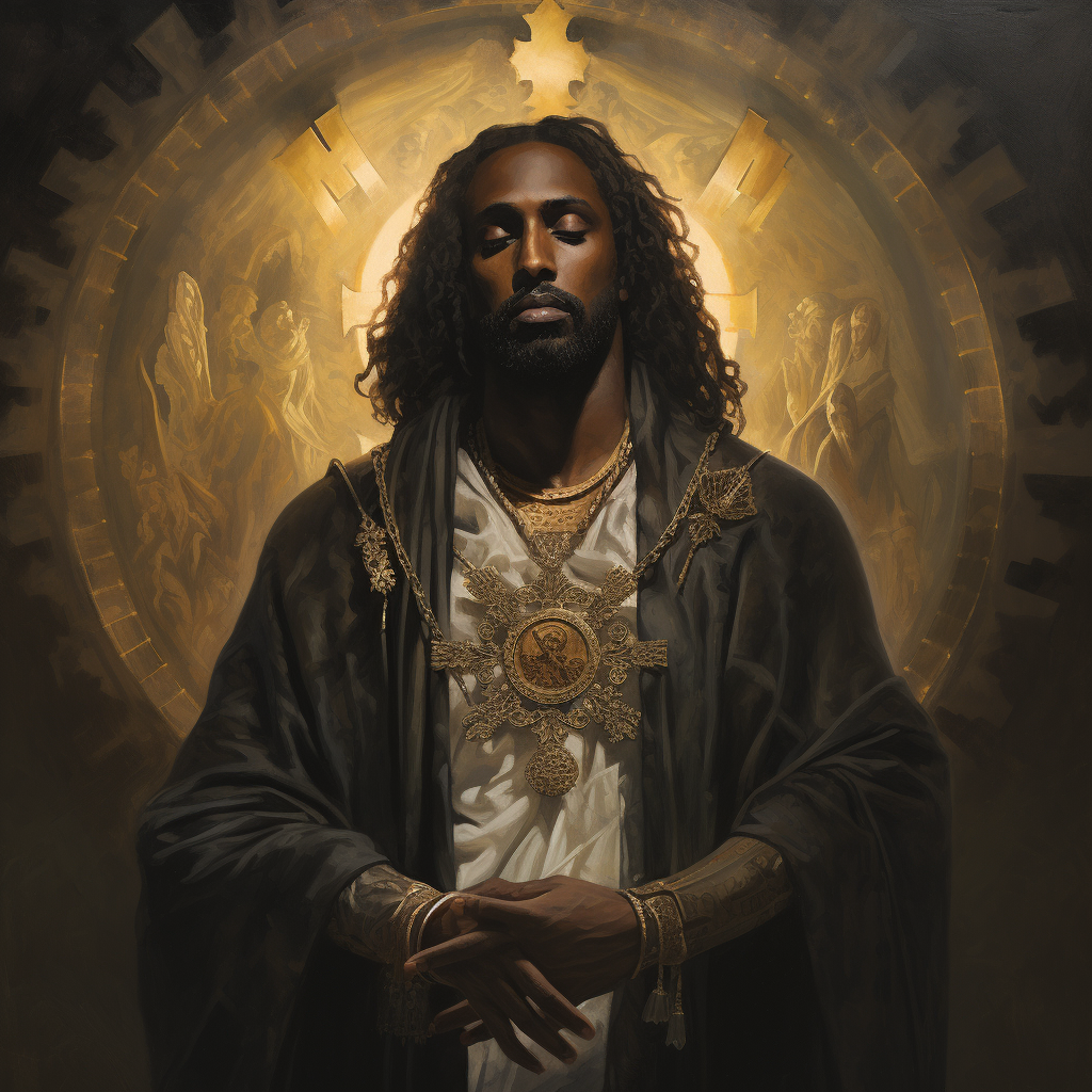 Representation of Black Jesus  (max 6 words).