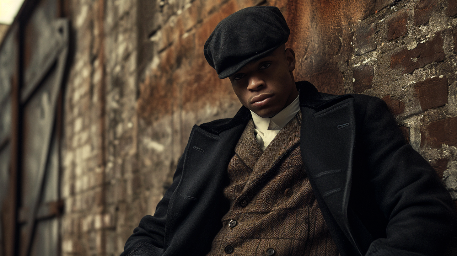 Black Male Tommy Shelby from Peaky Blinders