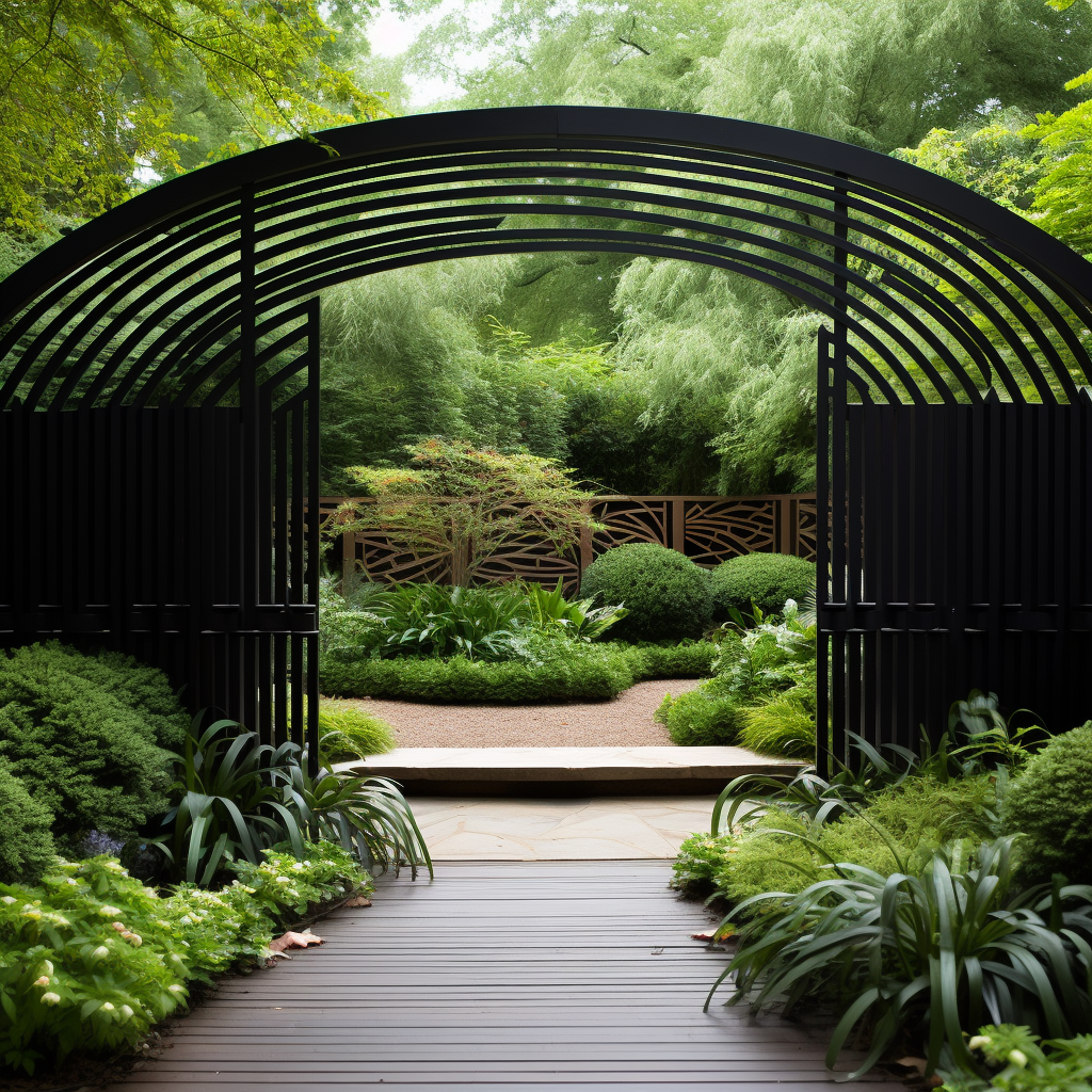 Zen Garden Fence View