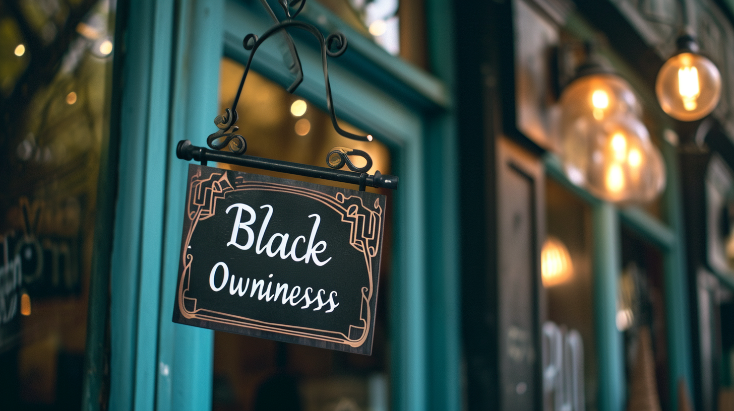 Black Owned Business Sign