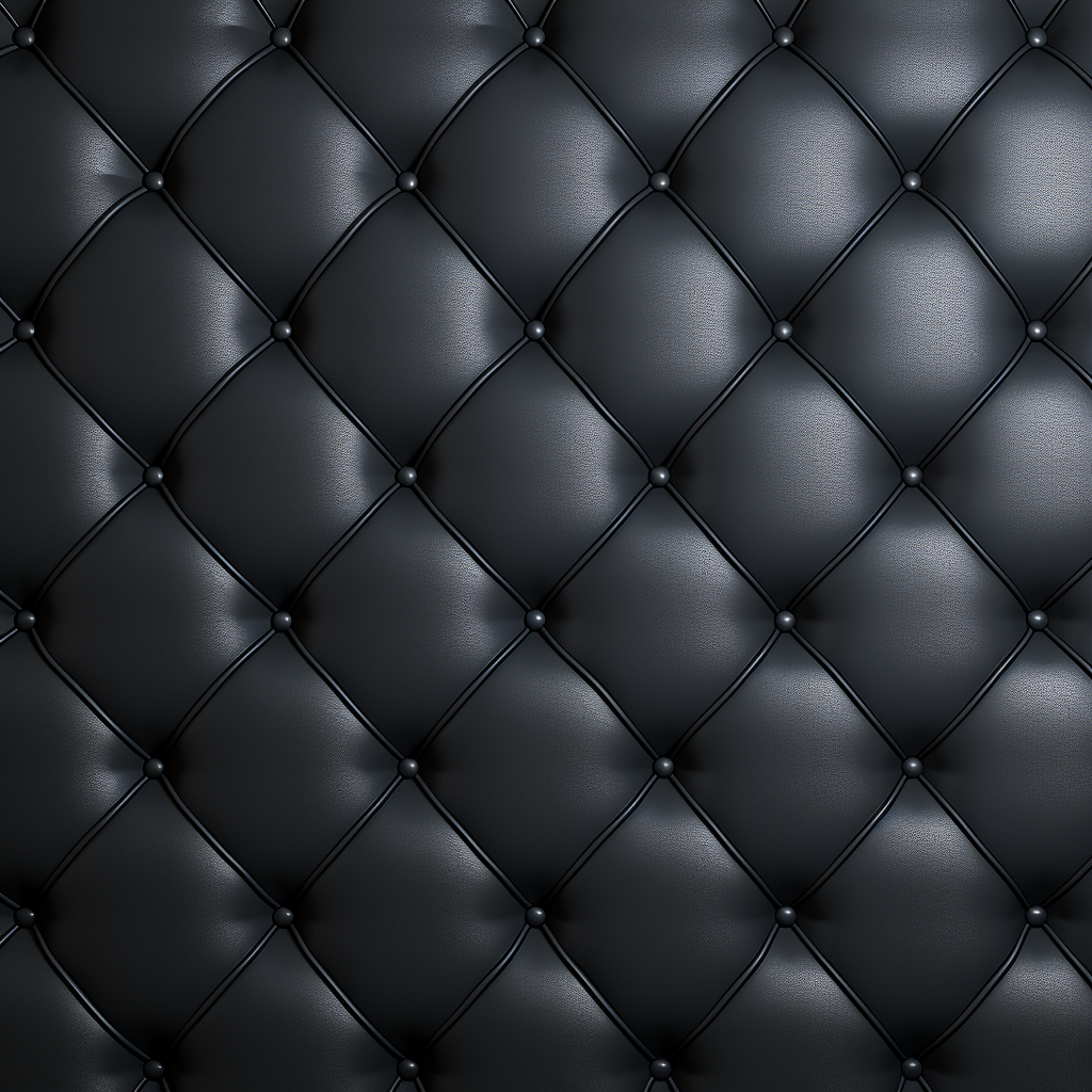 Texture of black padded wall