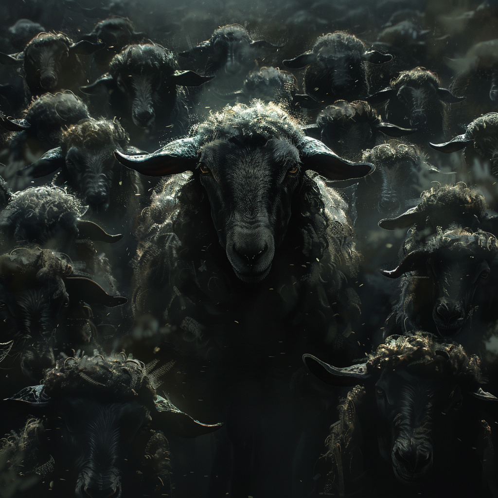 Black Sheep Fighting for Power